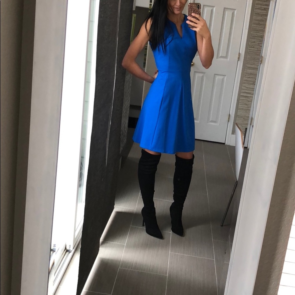 Cynthia Rowley royal blue gorgeous cocktail dress